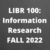 Group logo of LIBR 100 Section 7: Fall 2022